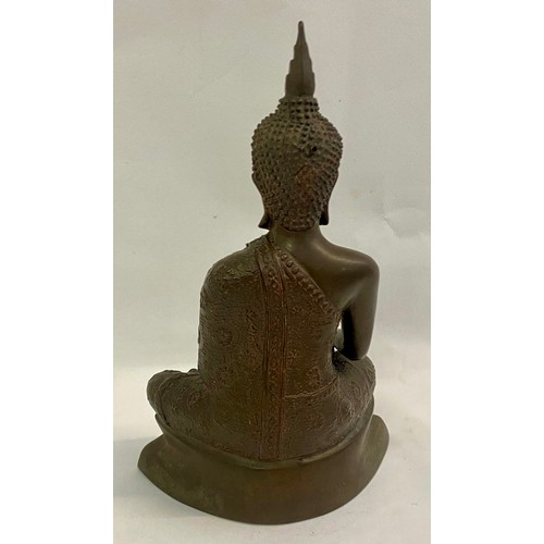 231 - Bronze  Buddha Figure 21.5cm Height