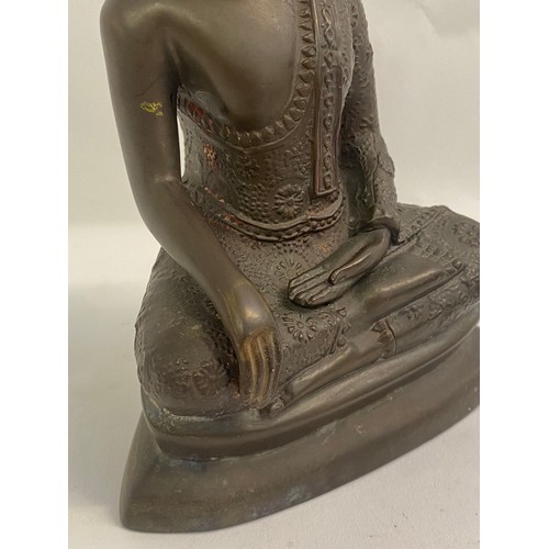 231 - Bronze  Buddha Figure 21.5cm Height