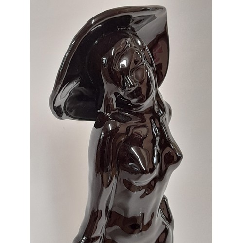 230 - Ceramic Figure of a lady unmarked (41cm high)