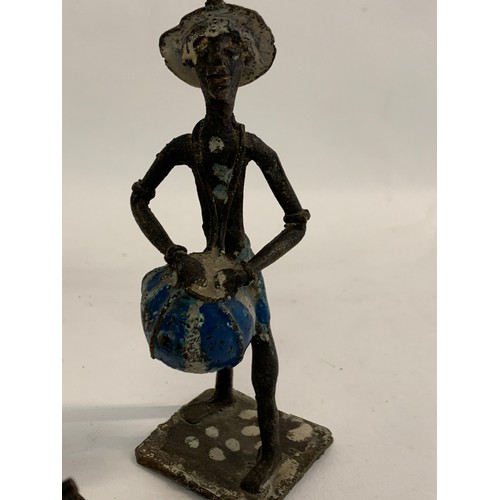 261 - Set Of 3 Vintage Bronze African Figures
Tallest 14 cms h