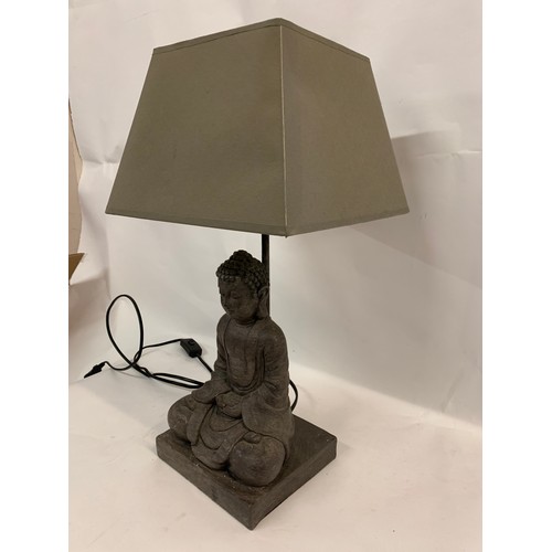 165 - Composite Buddha Lamp And Shade
50 cms h