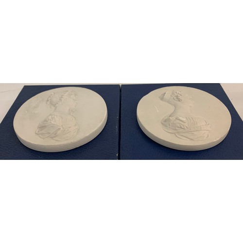 160 - Similar To Previous Lot
Pair Of Vintage Plaster Intaglios From Staatliche Museum Of Berlin
9 cms dia... 