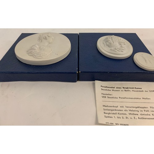 164 - Similar To Previous Lot
Collection Of 3 Plaster Intaglios From Staatliche Museum Of Berlin 
Largest ... 