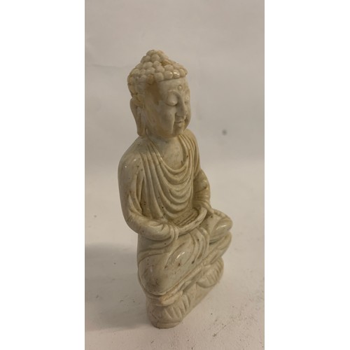 178 - Vintage Marble Statue Of The Buddha 
10 cms h