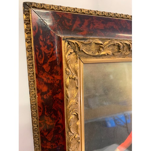 180 - Vintage Faux Tortoiseshell Frame With Print
57 x 68 cms h