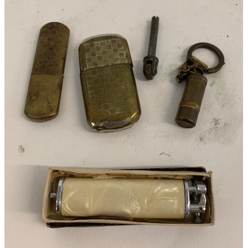 294 - Collection Of WW1 Lighters Together With A Similar Vintage