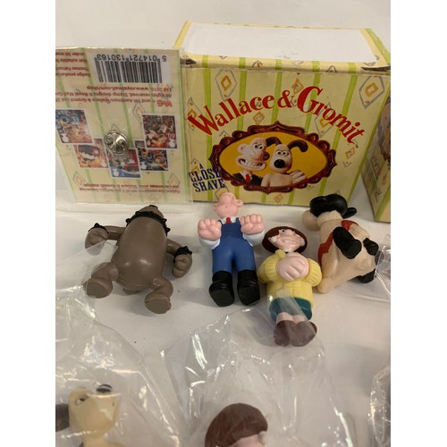 275 - Large Collection Of Vintage Wallace And Gromit Mini Collectables To Include Shaun The Sheep