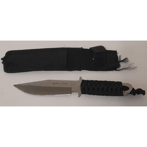 330 - Small Anglo Arms Knife 19cm long and sheath