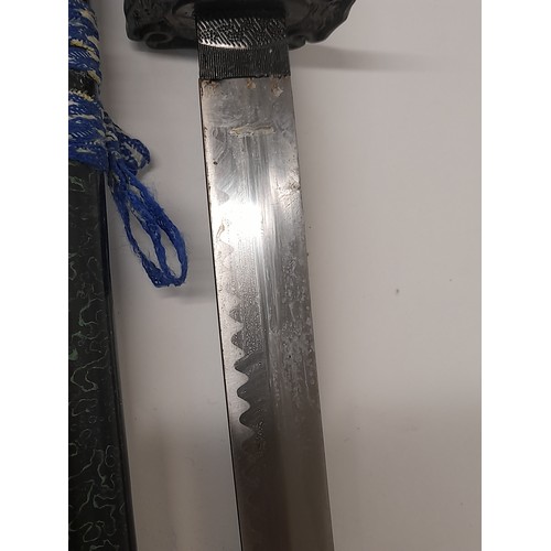 331 - Samari Sword in Sheath, total length 100.5cm