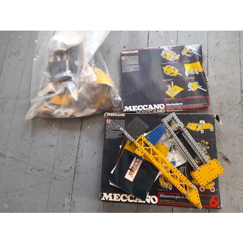 336 - Quantity of Vintage Meccano contained in Bag with Boxes