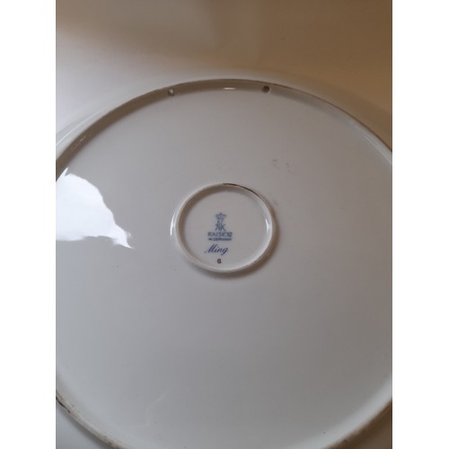 337 - Large Kaiser 'Ming' wall Plate/ Charger, 39cm diameter