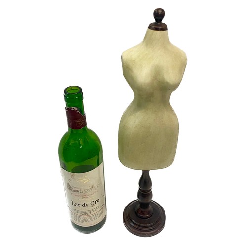 370 - Vintage Miniature Continental Mannequin Form 41cm Height