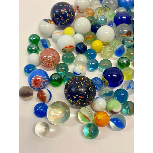 373 - Collection of Assorted Glass Marbles