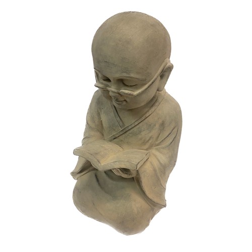 377 - Shaolin Buddha with Book Figure 44cm Height