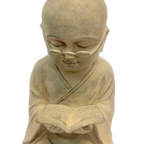 377 - Shaolin Buddha with Book Figure 44cm Height