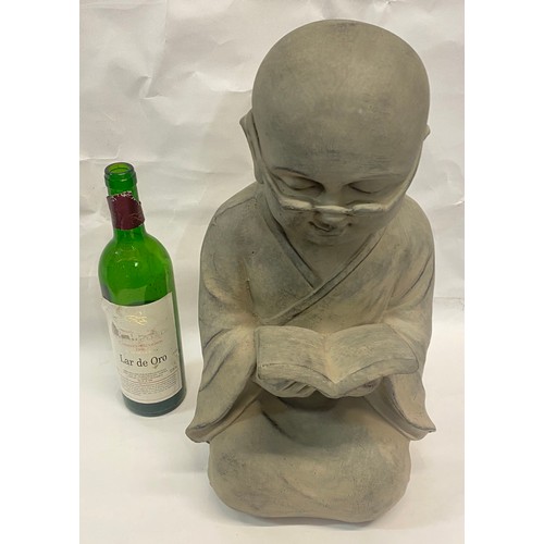 377 - Shaolin Buddha with Book Figure 44cm Height