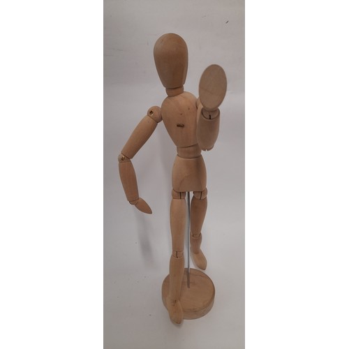 344 - Artist Mannequin, 34cm high