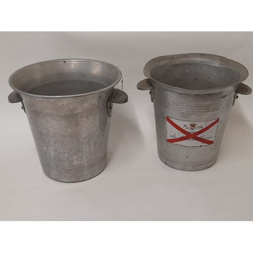 352 - 5 x Alloy Ice Buckets