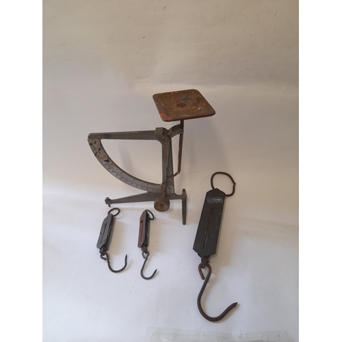 356 - 4 x Vintage Weigh Scales