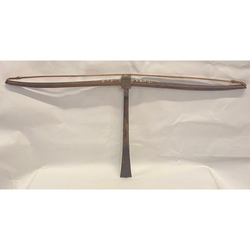 310 - Vintage Southeast Asian Tribal Crossbow 84cm x 39cm