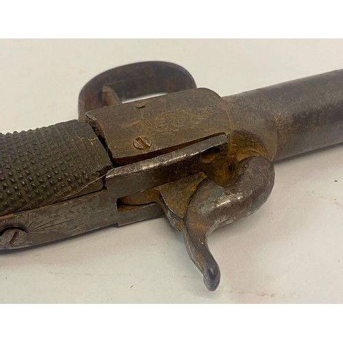 328 - Antique Percussion Pistol 19cm Length