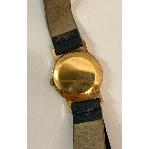 331 - Vintage Swiss Made Tressa Coin Face Watch with Leather Strap. Full Length 21cm