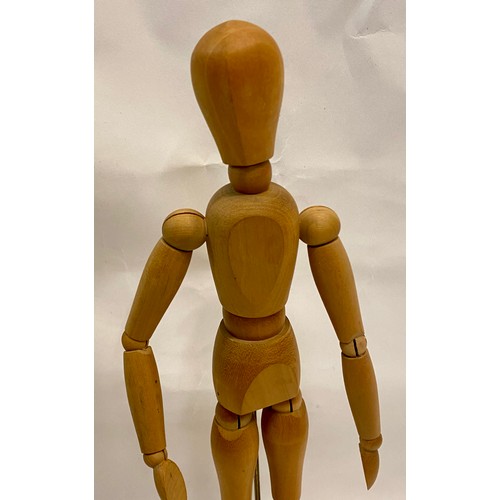 334 - Wooden Artist’s Moveable Mannequin Model 34cm Height