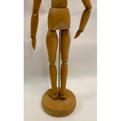 334 - Wooden Artist’s Moveable Mannequin Model 34cm Height