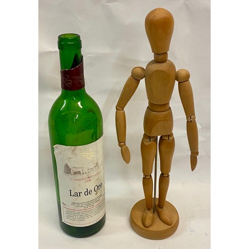 334 - Wooden Artist’s Moveable Mannequin Model 34cm Height