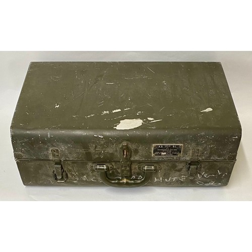 354 - Vintage Military A.B.B.L Electrical Equipment Maintenance Kit Metal Carry Case Along with an EFA Mil... 