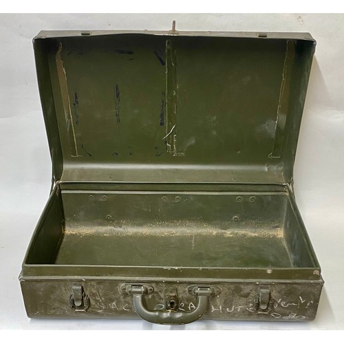 354 - Vintage Military A.B.B.L Electrical Equipment Maintenance Kit Metal Carry Case Along with an EFA Mil... 