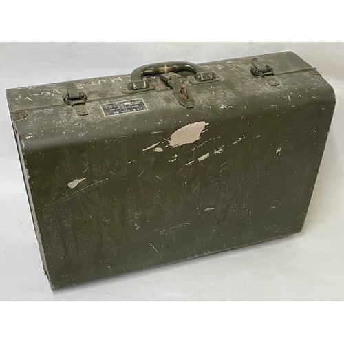 354 - Vintage Military A.B.B.L Electrical Equipment Maintenance Kit Metal Carry Case Along with an EFA Mil... 