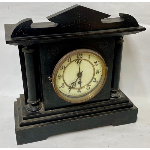 407 - Collection of Vintage Clocks, Brass and Cast Iron Scales To Include Libra Scale Co, Napoleon Hat Man... 