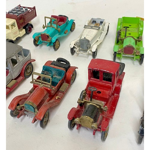 408 - Collection of Small Vintage Metal Motor Car Toys to Include Lesney Examples, Models of Yesteryear, M... 