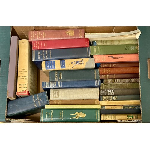 411 - A Quantity of Vintage Hardback Books to Include Religious Books, Charles Lamb, Poetry Books and Othe... 