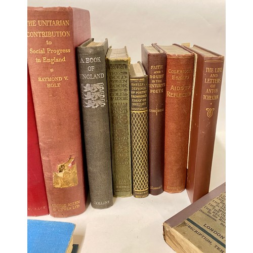 411 - A Quantity of Vintage Hardback Books to Include Religious Books, Charles Lamb, Poetry Books and Othe... 