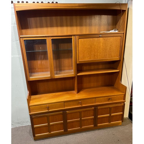 502 - Nathan Mid Century  Wall Unit 153 X 45 X 194 CMS