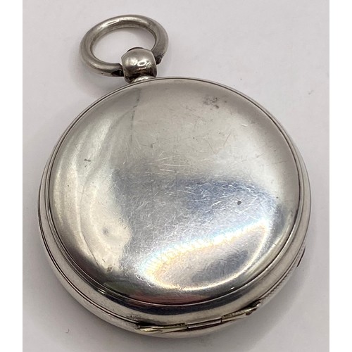 276 - Vintage Hallmarked Silver and Sterling Silver Pocket Watch. Weight 4.900 Oz