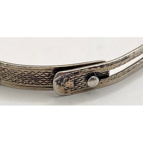 278 - A Vintage Hallmarked Silver Adjustable Bracelet along with a Sterling Silver Adjustable Bracelet. We... 