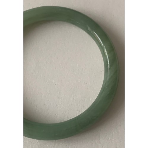 289 - Vintage Chinese Jade Bangle
8 cms diameter