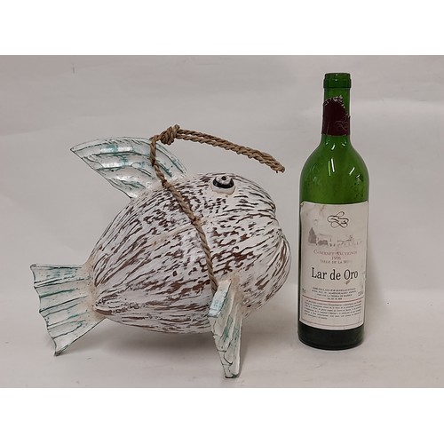 374 - Decorative Coconut fish 25cm high x 27cm long