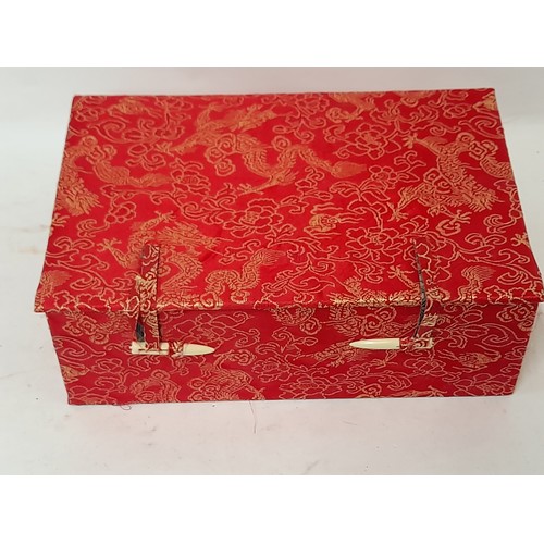 402 - Boxed Oriental 6 place Tea Set