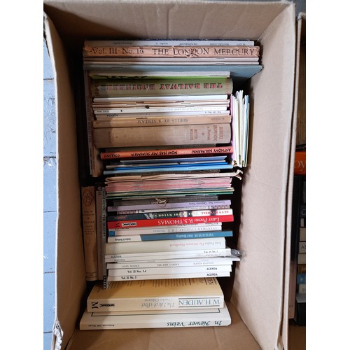 483 - 3 x Boxes of Mostly 20th century poetry books