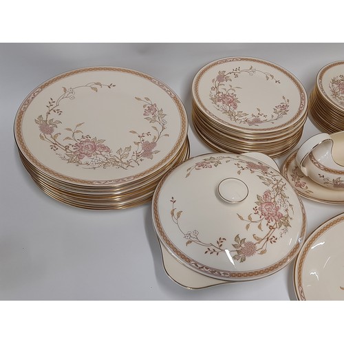 484 - Royal Doulton 'The Romance Collection' LISETTE
Part dinner Set to include 12 x of each Plate and Dis... 