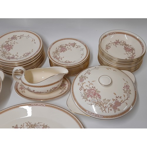 484 - Royal Doulton 'The Romance Collection' LISETTE
Part dinner Set to include 12 x of each Plate and Dis... 