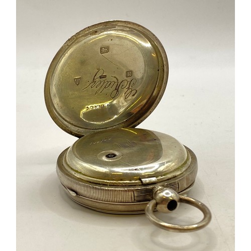 461 - Pain Brothers Hastings ‘True Briton Hallmarked Silver Pocket Watch. 4.157 Oz