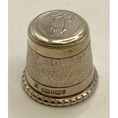 463 - Five Hallmarked Silver Charles Horner Chester Thimbles. Weight 0.760 Oz