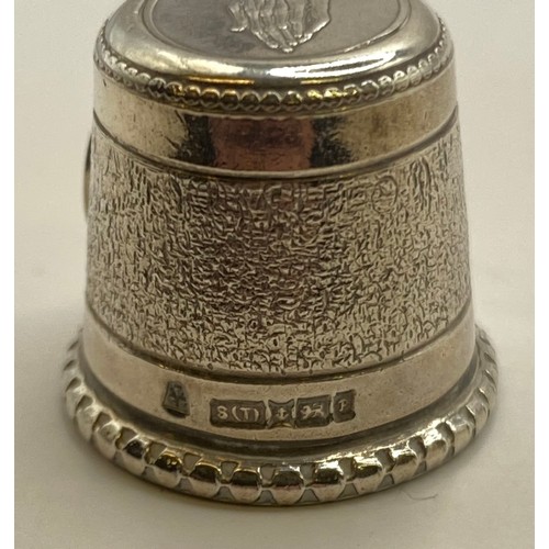 463 - Five Hallmarked Silver Charles Horner Chester Thimbles. Weight 0.760 Oz