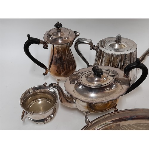 599 - Quantity of Silver plate Items     (11)