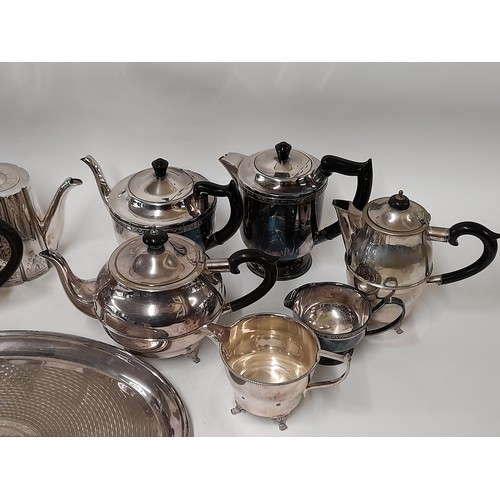 599 - Quantity of Silver plate Items     (11)